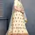 Cream Thread, Dori, Zari And Embroidered With Diamond Work Silk Semi Stitched Lehenga Choli For Wedding