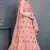 Baby Pink Thread, Dori, Zari Embroidery with Diamond Work Slub Silk Semi Stitched Lehenga