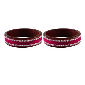 Rani Stone Stud Lac Bangle For Women 1