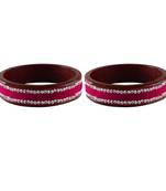 Rani Stone Stud Lac Bangle For Women