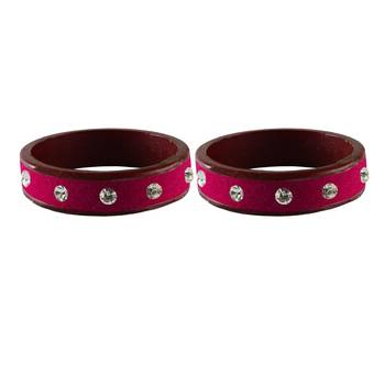 Rani  Stone Stud Lac Bangle For Women 2