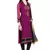 Purple Embroidered Georgette Salwar