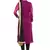 Purple Embroidered Georgette Salwar