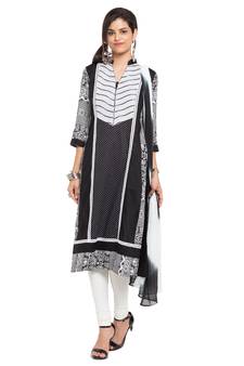 Black Printed Cotton Salwar