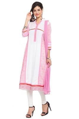 White Embroidered Cotton Salwar 1