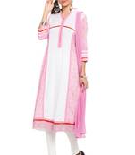 White Embroidered Cotton Salwar