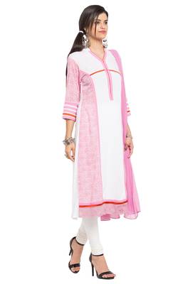 White Embroidered Cotton Salwar 2