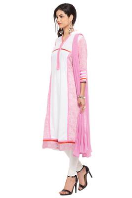White Embroidered Cotton Salwar 3