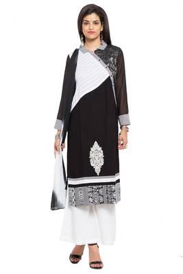 Black Printed Cotton Salwar 1