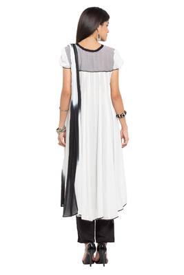White Embroidered Cotton Salwar 4