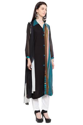 Black Printed Cotton Salwar 3