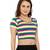 Women's Multicolor Cotton Lycra Stretchable Readymade Saree Blouse