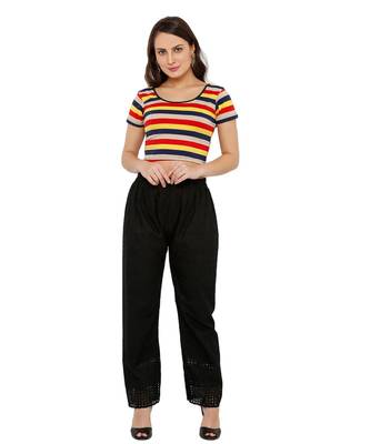 Women's Multicolor Cotton Lycra Stretchable Readymade Saree Blouse 5