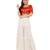 Women's Red Brocade Readymade Padded Saree Blouse