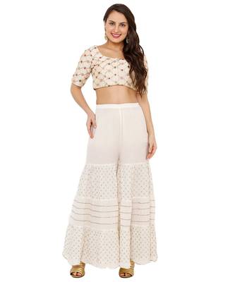 Women's Gold Dupion Silk Readymade Padded Saree Blouse 5