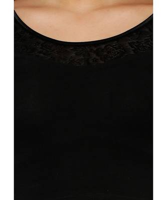 Women's Black Lycra Stretchable Readymade Saree Blouse 4
