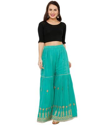 Women's Black Lycra Stretchable Readymade Saree Blouse 5