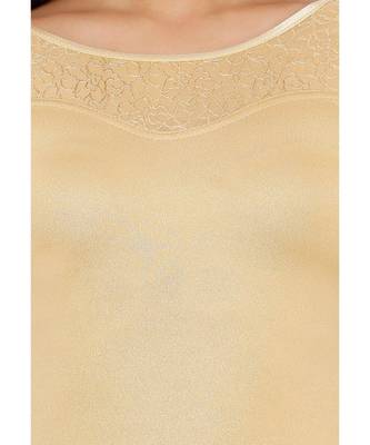 Women's Gold Nylon Stretchable Readymade Saree Blouse 4