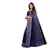 Blue Woven Cotton Saree With Blouse