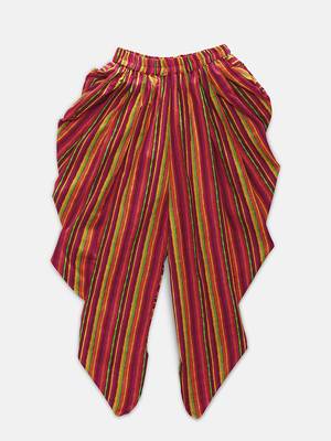 Yellow printed cotton kids-tops 3