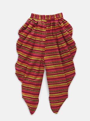 Yellow printed cotton kids-tops 5