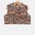 Black woven polyester kurta pyjama with nehru jacket for boys