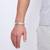 Stylish Italian Glossy Gold Rhodium 316L Surgical Stainless Steel Magnet Health Care Therapy Bio Energy Bracelet Men Boy