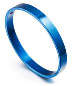 Stylish German Luxury Blue Rhodium Solid 316l Surgical Stainless Steel Openable Bangle Bracelet Kada Boys Men
