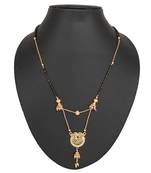 Gold diamond mangalsutra