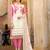 White Embroidered Faux Cotton Salwar