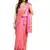 Kimisha Women's Light Pink Jacquard Cotton Silk Saree With Designer Pallu