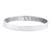 Daily Wear Italian Platinum Silver 316L Surgical Stainless Steel Openable Oval Bangle Bracelet for Men Boys