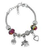 Chams Pandora Tree of Life Heart Anchor Adjustable Bracelet for Women Girls