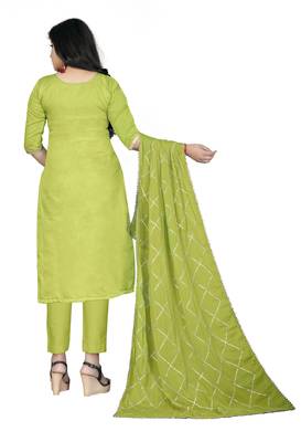 Light-green gotta patti chanderi salwar 3