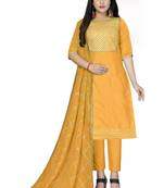 Orange gotta patti chanderi salwar