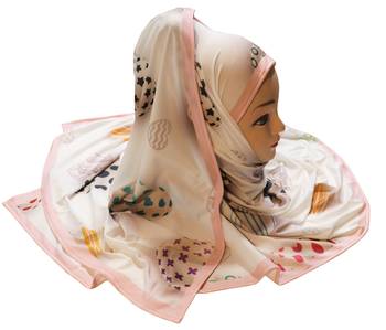 Justkartit Women'S Festive Wear Organic Lycra Stretchable Printed Hijab Scarf Dupatta (Pack Of 3) 4