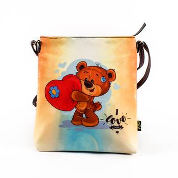  Ivory Sling Bag - Teddy's Heart 1