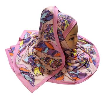 Justkartit Women'S Organic Lycra Stretchable Party Wear Printed Hijab Scarf Dupatta (Pack Of 3) 2