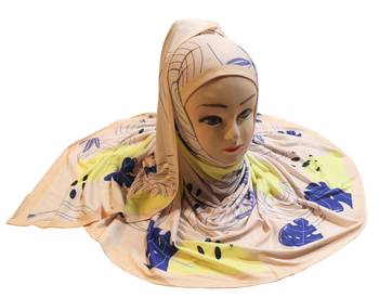 Justkartit Women'S Organic Lycra Stretchable Party Wear Printed Hijab Scarf Dupatta (Pack Of 3) 4