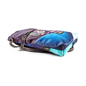 Blue Sling Bag - Techy Skull 4