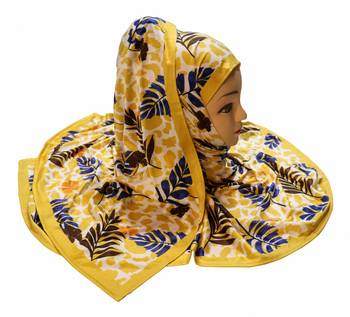 Justkartit Women'S Organic Jersey Stretchable Material Printed Hijab Scarf Dupatta (Pack Of 3) 2