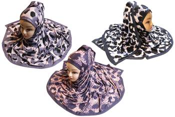 Justkartit Women'S Organic Jersey Stretchable Material Printed Hijab Scarf Dupatta (Pack Of 3) 1