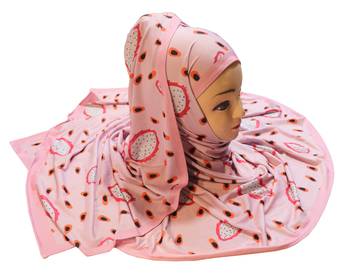 Justkartit Women'S Daily Wear Organic Lycra Stretchable Printed Hijab Scarf Dupatta (Pack Of 3) 2