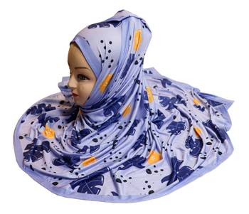 Justkartit Women'S Daily Wear Organic Lycra Stretchable Printed Hijab Scarf Dupatta (Pack Of 3) 3