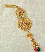 Lalso Designer Multicolour Gold Plated Kundan Single Juda Kamarband Waistbelt Hip Jewelry Wedding Festival - LSJ07_MG