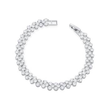 White diamond bracelets 1