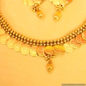 Gorgeous Temple Jewellery Coin Necklace 3