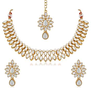 White Necklace Sets 1