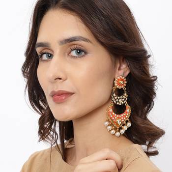 Black pearl earrings 3