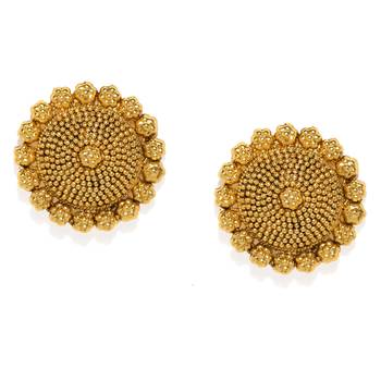 Yellow diamond earrings 2